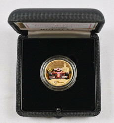 Cook Islands 2014 $25 Ferrari, Räikkönen, gold (7,78g). Minted only ...