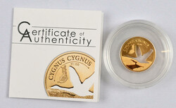 Cook Islands 2015 $25, swan, gold. Minted only 1000 pieces