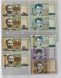 Armenia, 1993 - 2018 very fine collection of 23 different banknotes ...