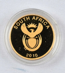 South Africa 2010 2 Rand, FIFA World Cup 2010, gold