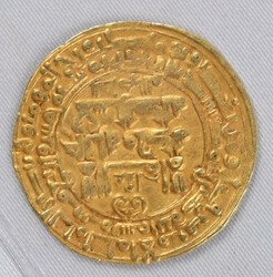 Ghaznavid gold dinar from the reign of Yamin ad-Dawlah Abu Qasim ...