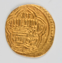 Ilkhanid gold dinar of Ghazan Mahmud (1296–1303)