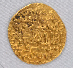 Ilkhanid gold dinar of Ghazan Mahmud (1296–1303)