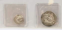 Iran, two ancient silver coins: a tetradrachm (130–140 A.D.) and a ...