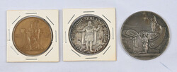 Iceland 1930 three different 2 krone bronze, 5 krone silver and 10 ...