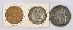 Iceland 1930 three different 2 krone bronze, 5 krone silver and 10 ...