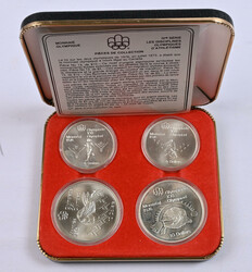 Canada 1975 5$ two pieces and 10$ two pieces, olympics, silver, in ...