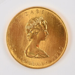 Canada 1980 50$ Elizabeth II, goldAutomatically generated translation ...