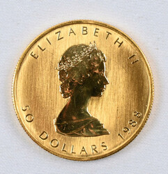 Canada 1988 50$ Elizabeth II, goldAutomatically generated translation ...