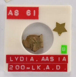 Lydia, old Tessera from the 3rd century A.D. (200s) Light ...