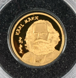 Mongolia 2019 1000 Tögrög, Karl Marx, goldAutomatically generated ...