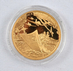 Niue 2019 5$ Pearl Harbor gold