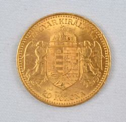 Hungary 1892 20 Corona, Francis Joseph I, goldAutomatically generated ...