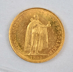 Hungary 1892 20 Corona, Francis Joseph I, goldAutomatically generated ...