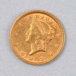 USA 1851 1 Dollar, Liberty Head, goldAutomatically generated ...