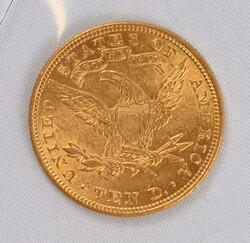 USA 1906 10 Dollar, Coronet Head, gold