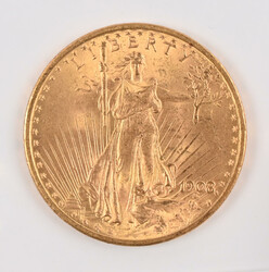 USA 1908 20$ Saint-Gaudens - Double Eagle, gold