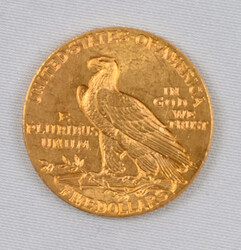 USA 1908 5 Dollar, Indian Head, gold