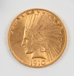 USA 1910 10 Dollar, Indian Head, gold