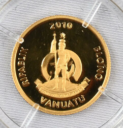 Vanuatu 2010 50 Vatu, FIFA, gold