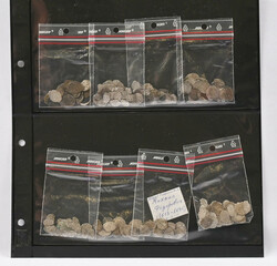 Silver wire moneys from 1500 - 1600s fine large selection of ca. 240 ...