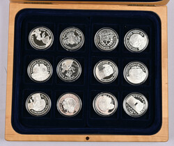 The Mint of Finland's Finnish silver treasure medal collection in a ...