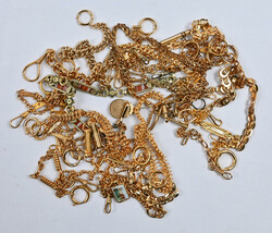 Watch chains nice selection of 24 gold-plated pieces