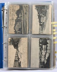 Topographical cards in album, ca. 120 cards. Plenty of church cards ...