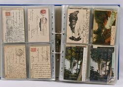 Imatra, large selection of ca. 300 postcards in a binder. Mostly old, ...