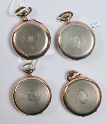 Pocket watches selection of nine different, eg. Leijona, Leopard, ...