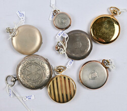 Pocket watches fine selection of seven different, eg. Eterna, Leijona ...