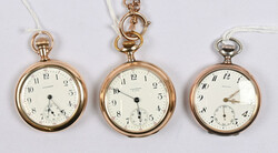Pocket watches fine selection of five different, Waltham and Zenith