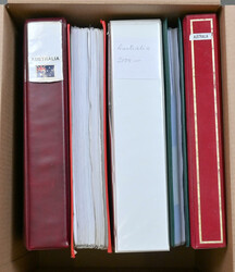 1913 - 2020 large collection in five albums. Total of ca. 3900 stamps ...