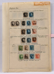 1849 - 1950 fine small used collection on old collection pages. Some ...