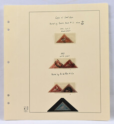 Cape of Good Hope 1853 1 penny Mi 1, collection page including five ...