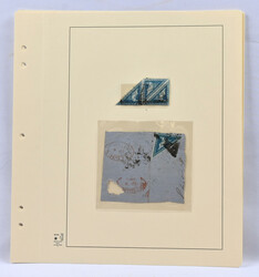 Cape of Good Hope 1853 4 pence Mi 2, two collection pages including ...