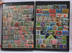 Stamp lot on stockpages starting from 1800s. A few pages with older ...