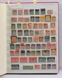 1800s onwards small stamp lot in a stockbook including also some ...