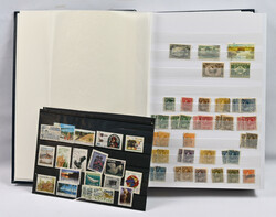 1868 - 2020 used stock material in three stockbooks. Plenty of stamps ...