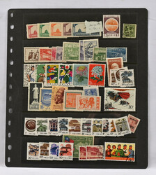 Mixed discovery lot on old album pages and on two stock pages. No ...