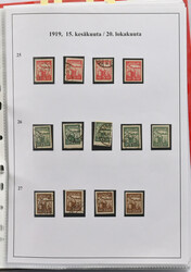 1918 - 1940 collection of used and mint material in a binder. ...