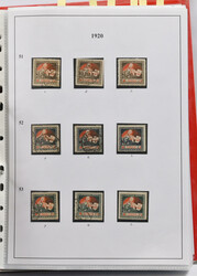 1918 - 1940 collection of used and mint material in a binder. ...