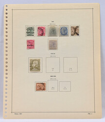 1863 - 1977 **/*/o basic collection on album pages. Including several ...