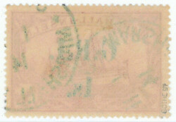 Marshal Islands, British occupation 1914 1s / 1M dark red Mi 10 I, ...