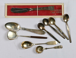 Selection of silver cutlery, nine pieces
