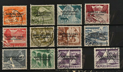 Organization stamps ONU/UNO 1950 Mi 1-11, used normal set and another ...