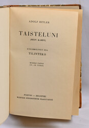 1941 Adolf Hitler, "Taisteluni" (Mein Kampf). Combined binding of ...