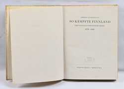 Three fine German-language WWII books: I. O. Hannula: “So kämpfte ...