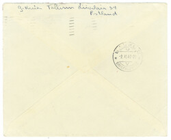 1940 Registered letter sent 30.I.40 from Tallinn to Basel, ...