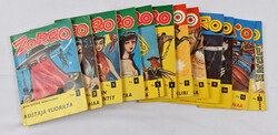 Zorro magazines (in Finnish), fine collection of 146 pieces from 1957 ...